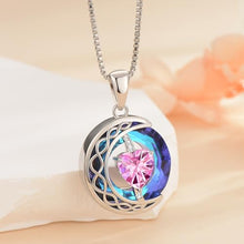 Load image into Gallery viewer, LIANYU Necklace for Women Sapphire Necklace Gifts for Wife Christmas Birthday Valentine Anniversary-Oct
