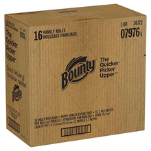 Load image into Gallery viewer, Bounty Paper Towels Quick Size, White, 16 Family Rolls = 40 Regular Rolls
