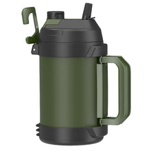 Load image into Gallery viewer, Zukro 1 Gallon Water Jug, One Gallon Large Triple Wall Insulated Metal Jug With Straw and Spout, No Sweat 128 oz Stainless Steel Sport Water Bottle Keeps Cold 48 Hours for Outdoors, Green
