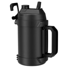 Load image into Gallery viewer, Zukro 1 Gallon Water Jug, One Gallon Large Triple Wall Insulated Metal Jug With Straw and Spout, No Sweat 128 oz Stainless Steel Sport Water Bottle Keeps Cold 48 Hours for Outdoors, Black
