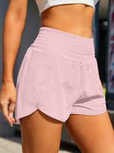 Load image into Gallery viewer, BMJL Women&#39;s Athletic Shorts High Waisted Running Short Pocket 2.5&quot; Sporty Shorts Gym Elastic Workout Shorts(S,BabyPink)
