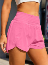 Load image into Gallery viewer, BMJL Women&#39;s Athletic Shorts High Waisted Running Short Pocket 2.5&quot; Sporty Shorts Gym Elastic Workout Shorts(S,Pink)
