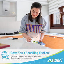 Load image into Gallery viewer, AIDEA Kitchen Towels, Absorbent Dish Cloth for Kitchen, Soft Dish Towels for Home, Multi-Purpose Cloths for Household Cleaning and Drying-8PK, 12”x12”
