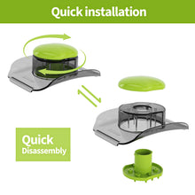 Load image into Gallery viewer, Cambom Mandoline Slicer Vegetable Slicer With 2 L Container for Potatoes, Tomatoes, Cucumbers, Carrots With 10 Blades White
