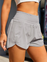 Load image into Gallery viewer, BMJL Women&#39;s Athletic Shorts High Waisted Running Short Pocket 2.5&quot; Sporty Shorts Gym Elastic Workout Shorts(XS,Grey)
