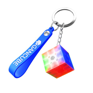 GAN 330 Mini Cube Key, 3x3 Speed Cube Keychains Puzzle Toy for Kids Teens Beginners Holiday Birthday Gifts, 1.2 Inch (10th Anniversary Edition)