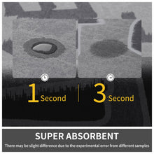 Load image into Gallery viewer, MontVoo Bath Mat Rug for Bathroom-Cute Darkgrey Letter Bathroom Mat Bathroom Rug Non Slip Absorbent Quick Dry Bathmat Shower Mats in Front of Bathtub Sink Washroom Mat Grey 50x80CM
