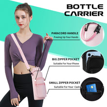 Load image into Gallery viewer, 40 oz Insulated Water Bottles with Straw &amp; Auto Chug Lid, Paracord Handle, Metal Flask Keep Cold-48H &amp; Hot-24H, Double Vacuum Stainless Steel Travel Jug with Carrying Case for Gym Workout Running
