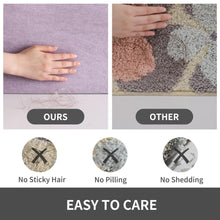 Load image into Gallery viewer, MontVoo Bath Mat Rug for Bathroom-Bathroom Mat Bathroom Rug Non Slip Absorbent Quick Dry Bathmat Shower Mats-Bathroom Floor Mats in Front of Bathtub Sink Washroom Mat Purple 40x60CM
