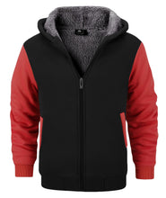 Load image into Gallery viewer, SECOOD Kids Hoodie Fleece Jacket Warm Sherpa Lined Zip Up Hooded Sweatshirt Soft Winter Coat Boys Girls School Outerwear
