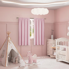 Load image into Gallery viewer, BGment Pink Blackout Curtains for Girls Room 2 Panels Set, Kids Curtains for Baby Nursery Bedroom 63 Inch Length Thermal Insulated Soundproof Full Room Darkening Toddler Room, Each Panel 52 Inch Wide

