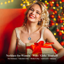 Load image into Gallery viewer, LIANYU Necklace for Women Sapphire Necklace Gifts for Wife Christmas Birthday Valentine Anniversary-Apr2

