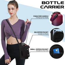 Load image into Gallery viewer, 64OZ Vacuum Insulated Water Bottle - Keep Hot Cold Vacuum Flasks with Straw &amp; Spout Lids, Paracord Handle, Water Bottler Carrier Holder &amp; Protective Cup Mat, 1.8L Stainless Steel Water Jug
