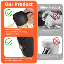 Load image into Gallery viewer, TrendPlain 16oz/470ml Glass Olive Oil Sprayer for Cooking – 2 in 1 Olive Oil Dispenser Bottle for Kitchen Gadgets and Air Fryer Accessories, Salad, BBQ - Black
