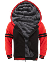 Load image into Gallery viewer, SECOOD Kids Hoodie Fleece Jacket Warm Sherpa Lined Zip Up Hooded Sweatshirt Soft Winter Coat Boys Girls School Outerwear
