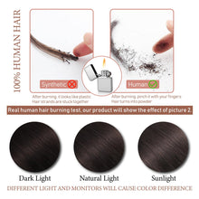 Load image into Gallery viewer, Clip in Hair Extensions Real Human Hair 20 Inch Remy Hair Extensions Clip ins Dark Brown Clip in Hair Extension for Women 80g/5pcs Double Weft Straight Real Human Hair
