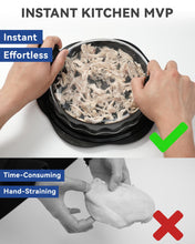 Load image into Gallery viewer, Chicken Shredder Tool Twist for Kitchen, Manual Chicken Breast Grinder Machine for Ground Food, Meat &amp; Vegetables (Elegant Black)

