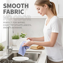 Load image into Gallery viewer, Oeleky Dish Towels for Kitchen, Cotton Kitchen Towels for Drying Dishes Pack of 8 (Multi C, 15X26 inches)
