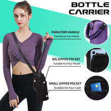 Load image into Gallery viewer, DIGJUPER 32 oz Water Bottles with Straw &amp; Spout Lid, Paracord Handle &amp; Strap, Double Wall Insulated Flask Water Bottle, Reusable Wide Mouth Gym Water Bottles for Women and Men for Fitness Sports
