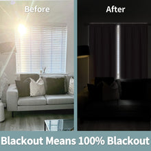 Load image into Gallery viewer, BGment Pink Blackout Curtains for Girls Room 2 Panels Set, Kids Curtains for Baby Nursery Bedroom 63 Inch Length Thermal Insulated Soundproof Full Room Darkening Toddler Room, Each Panel 52 Inch Wide
