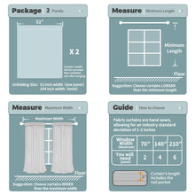 Load image into Gallery viewer, BGment 100% Blackout Curtains for Bedroom 63 Inch Length, Rod Pocket with Thermal Insulated Liner Full Room Darkening Curtains for Living Room, Each Window Curtains 2 Panels, 52 x 63 Inch, Royal Blue

