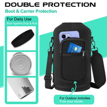 Load image into Gallery viewer, 1 Gallon Water Bottle Stainless Steel - 128oz Insulated Flask Water Bottle with Sleeve Strap, Big Water Jug with Straw &amp; Spout Lid, Gym Camping Gallon Water Bottle w/Paracord Handle, protective Boot
