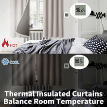 Load image into Gallery viewer, BGment Camel Blackout Curtains for Bedroom 63 Inch Length 2 Panels Set, Thermal Insulated Full Room Darkening Noise Canceling Living Room Curtains with Rod Pocket, Each Panel 52 Inch Wide, Cashmere
