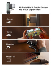 Load image into Gallery viewer, AINOPE Right Angle USB C to USB C Cable 17 3.3FT 60W 2 Pack USBC to USBC for iPhone 16 Pro Max Car Charger Cord Fast Charging Compatible with iPhone 16 15 Samsung A17 iPad Pro Android Phone Accesories
