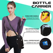 Load image into Gallery viewer, 40OZ Insulated Stainless-Steel Water Bottle - Reusable Metal Water Bottles with Straw &amp; Spout Lids, Paracord Handle &amp; Carrier Pouch, Leakproof Workout Water Flask for Women Men
