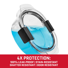 Load image into Gallery viewer, Rubbermaid Brilliance® Round Leak Proof Food Storage Containers, 6 Piece Set
