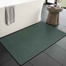 Load image into Gallery viewer, MontVoo Bath Mat Rug for Bathroom-Bathroom Mat Bathroom Rug Non Slip Absorbent Quick Dry Bathmat Shower Mats-Bathroom Floor Mats in Front of Bathtub Sink Washroom Mat Olive Green 40x60CM
