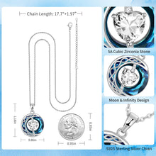 Load image into Gallery viewer, LIANYU Necklace for Women Sapphire Necklace Gifts for Wife Christmas Birthday Valentine Anniversary-Apr2
