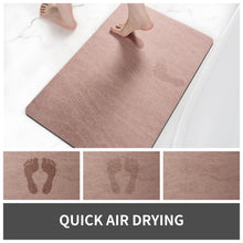 Load image into Gallery viewer, MontVoo Bath Mat Rug for Bathroom-Bathroom Mat Bathroom Rug Non Slip Absorbent Quick Dry Bathmat Shower Mats-Bathroom Floor Mats in Front of Bathtub Sink Washroom Mat Pink 40x60CM
