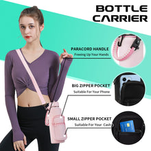 Load image into Gallery viewer, 32 OZ Water Bottles with Straw, Storage Carrier Bag, Paracord Handle &amp; Chug Lid, BPA-free Vacuum Insulated Water Bottle 32oz, Keep Cold 48Hrs &amp; Hot 24Hrs, Stainless Steel Hydro Sports Office Travel
