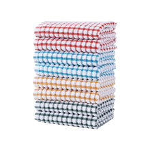 Load image into Gallery viewer, Oeleky Dish Towels for Kitchen, Cotton Kitchen Towels for Drying Dishes Pack of 8 (Multi B, 15X26 inches)
