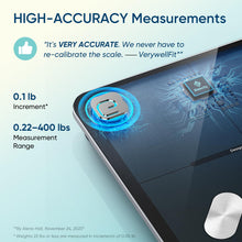 Load image into Gallery viewer, Etekcity Smart Scale for Body Weight, Bathroom Digital Weighing Scale with BMI, Body Fat, Muscle Mass, Accurate Bluetooth Home User Health Equipment Sync Apps

