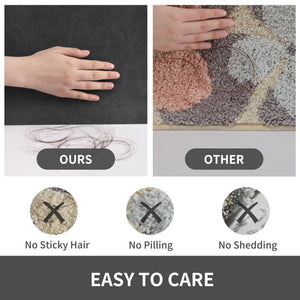MontVoo Bath Mat Rug for Bathroom-Bathroom Mat Bathroom Rug Non Slip Absorbent Quick Dry Bathmat Shower Mats-Bathroom Floor Mats in Front of Bathtub Sink Washroom Mat Darkgrey 40x60CM