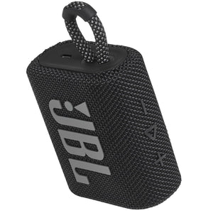 JBL Go 3: Portable Speaker with Bluetooth, Built-in Battery, Waterproof and Dustproof Feature Black