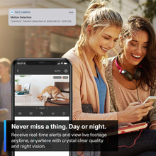 Load image into Gallery viewer, TP-Link Tapo Smart Pan/Tilt Indoor Security Camera, 360° Motion Tracking, 1080p Full HD WiFi Camera for Pet/Baby, Night Vision, 2-Way Audio, 128 GB Local Storage, Works w/Alexa &amp; Google (Tapo C200)
