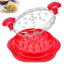 Load image into Gallery viewer, Chicken Shredder Tool Twist for Kitchen, Manual Chicken Breast Grinder Machine for Ground Food, Meat &amp; Vegetables, Elegant Red
