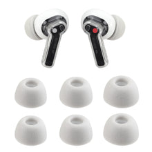 Load image into Gallery viewer, NANLANFAN Replacement Foam Eartips for Nothing Ear/Nothing Ear (a) / CMF Buds Pro 2 / CMF Buds 2 Plus/CMF Buds 2a Wireless Earbuds, Ultimate Comfort, 3 Pairs (S/M/L, Gray)
