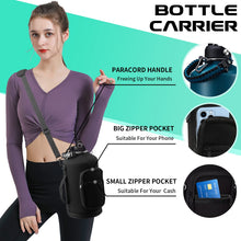 Load image into Gallery viewer, 1 Gallon Water Bottle Stainless Steel - 128oz Insulated Flask Water Bottle with Sleeve Strap, Big Water Jug with Straw &amp; Spout Lid, Gym Camping Gallon Water Bottle w/Paracord Handle, protective Boot
