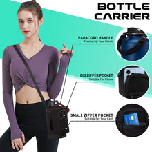 Load image into Gallery viewer, 64OZ Insulated Water-Bottles with Straw - Spout Lid, Stainless Steel Metal Water Jug Keep Cold 48h/Hot 24h, Half Gallon Water Bottle w/Paracord Handle &amp; Carry Sleeve Strap for Hiking Camping Sport
