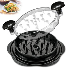Load image into Gallery viewer, Chicken Shredder Tool Twist for Kitchen, Manual Chicken Breast Grinder Machine for Ground Food, Meat &amp; Vegetables (Elegant Black)
