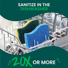 Load image into Gallery viewer, Scotch-Brite Zero Scratch Scrub Sponge, 6 Kitchen Sponges for Cleaning Around the Home, Bathroom &amp; More, Scratch-free Dish Scrubber, Multi-surface Safe, Best for Nonstick Pots and Pans

