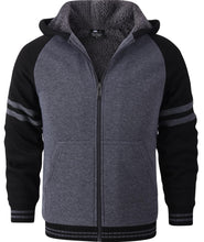 Load image into Gallery viewer, SECOOD Kids Hoodie Fleece Jacket Warm Sherpa Lined Zip Up Hooded Sweatshirt Soft Winter Coat Boys Girls School Outerwear
