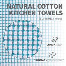 Load image into Gallery viewer, Oeleky Dish Towels for Kitchen, Cotton Kitchen Towels for Drying Dishes Pack of 8 (Multi C, 15X26 inches)
