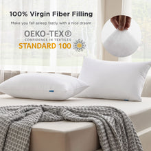 Load image into Gallery viewer, Bedsure Standard Pillows Size Set of 2 - Bed Pillows Standard Size for Sleeping, Soft and Supportive, Hotel Quality, Original Down Alternative Filling for Side, Back Sleepers, 2 Pack
