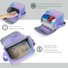 Load image into Gallery viewer, Roots Essential 3-in-1 Matching Water Resistant Kids Backpack and Lunch Bag Set with Bonus Pencil Case - Made from 100% Recycled Fabrics -22.5 litres, Multi Ombre
