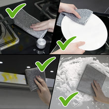 Load image into Gallery viewer, puretor 12Pcs New Upgrade 2-LayerNonScratch Wire Dishcloth, WireDishwashing Rag, Non-Scratch Wire DishwashingRagsfor Wet and Dry, Kitchen Cleaning Dish Ragsfor Cookware,Sinks, Dishes,Stove
